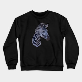 Low Poly Zebra Crewneck Sweatshirt